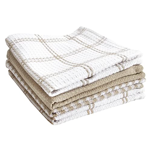 T-fal Dish Cloths, Cotton, Sand, 4 Pack - Amazon Royaume-Uni à 7.48€