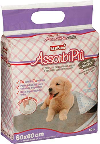 Best Friend - 10 Hundematten „AssorbiPiù“ mit Aktivkohle 60... - Animalerie Amazon Allemagne à 4.80€