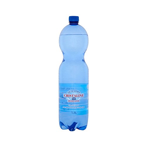 Cristaline Pétillante Eau de Source, 6 x 1,5L - Épicerie Amazon France à 2.35€