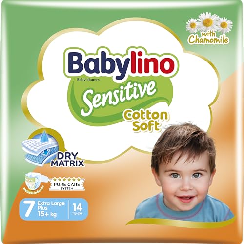 Babylino Sensitive Baby Windeln Größe 7, Extra Large Plus... - Bébé & Puériculture en promo à 7.99€