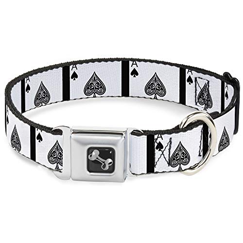 Dog Collar Seatbelt Buckle Ace of Spades 18 to 32 Inches... - Animalerie Amazon Royaume-Uni à 3.20€