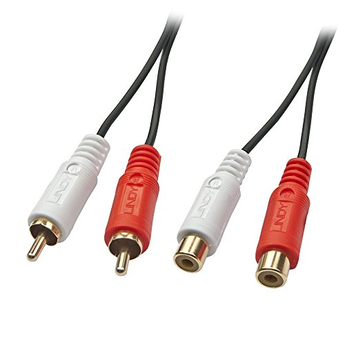 LINDY - Rallonge Audio Stéréo 2 x RCA Mâle/Femelle... - Animalerie en promo à 3.85€
