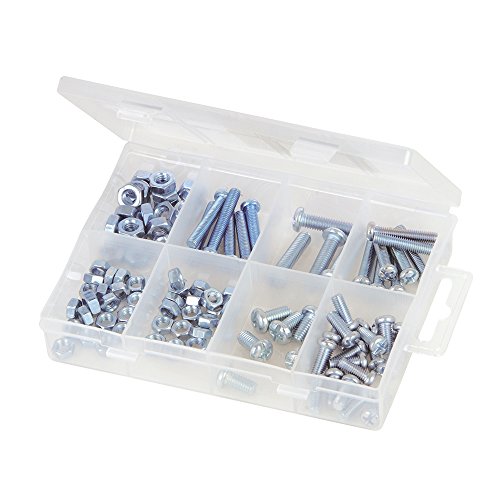Fixman 804223 Machine Screws and Nuts Pack 105pce, Silver - Maison & Cuisine en promo à 2.09€