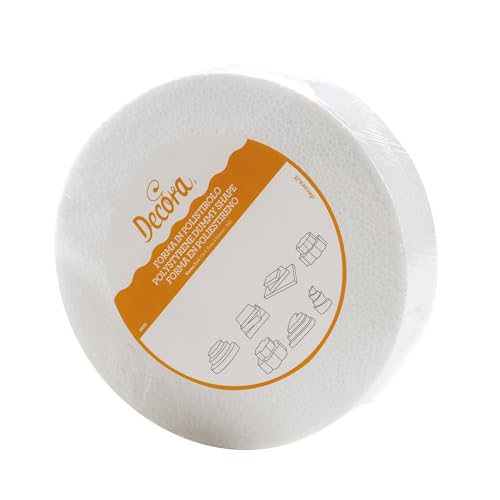 Decora 0173805 Base in polistirolo per Torte, Bianco... - Bon plan à 2.20€