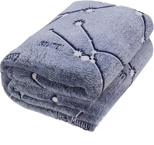 Kanguru - Plaid Matrimoniale 230x230 cm, Glow, Coperta per... - Nouvelle promo Amazon à 22.30€