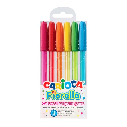 Carioca Fiorella Stick Ballpoint Pen Multi 6pièce (S) –... - Sports & Fitness Amazon Allemagne à 1.80€