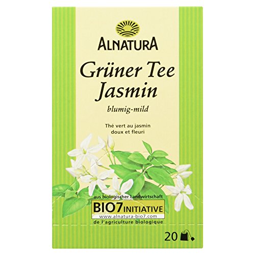 Alnatura Bio Grüner Tee Jasmin, 20 Beutel, 30g - High-Tech & Électronique Amazon Allemagne à 1.67€