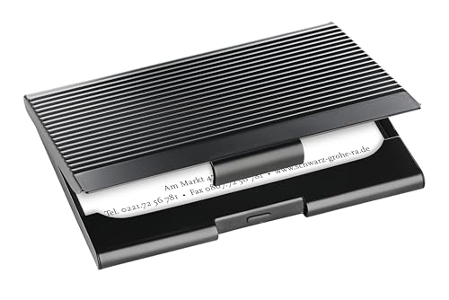 SIGEL VZ134 Visitenkarten-Etui schwarz, mit gerillter... - Bricolage & Outils Amazon Allemagne à 9.75€