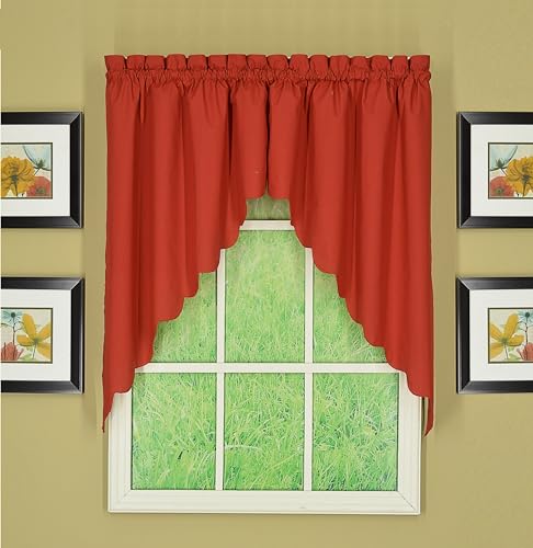 Today's Curtain Orleans-Par de Cortinas con Borde... - Maison & Cuisine Amazon Espagne à 8.08€