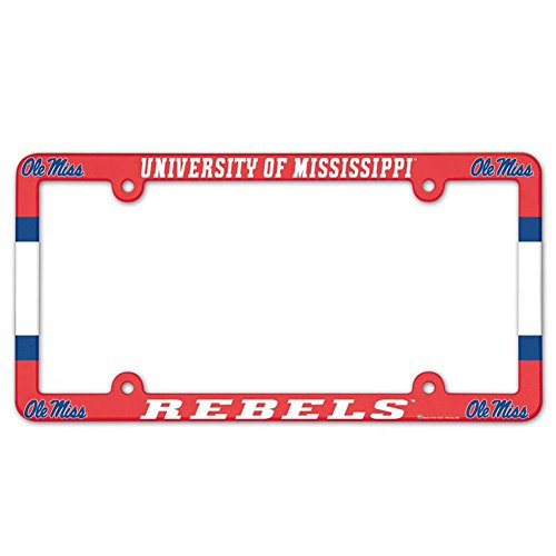 Mississippi Ole Miss Rebels Plastique Cadre de plaque... - Auto & Moto Amazon France à 22.69€