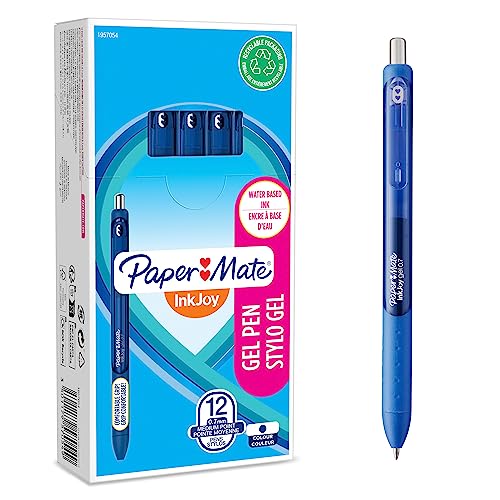 Paper Mate® stylo gel InkJoy® | pointe moyenne | encre bleu... en promo à 23,29€ (-51%) sur Amazon FR