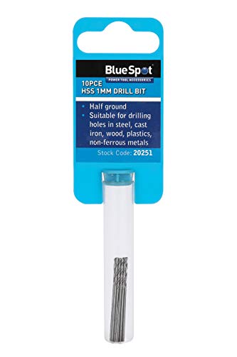 Bluespot 2025110pce 1mm HSS Drill Set - Maison & Cuisine en promo à 1.74€