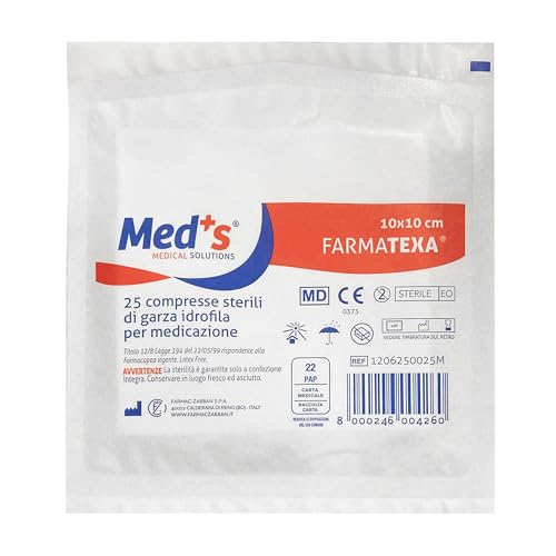 Meds Garza 12/8 10X10Cm 25Pz - Santé & Bien-être en promo à 4.15€