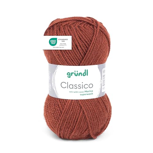 Gründl Wolle Classico - Dicke Wolle zum Stricken und Häkeln... - Maison & Cuisine en promo à 3.49€