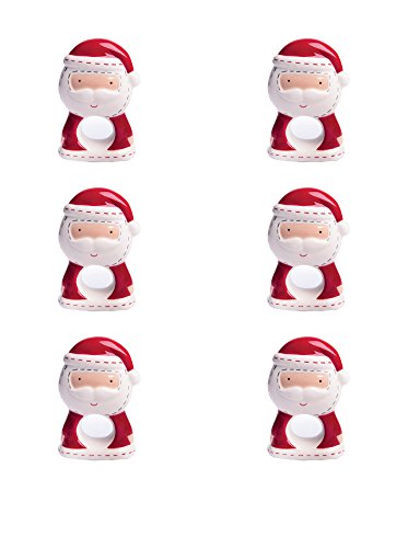 Merry Christmas Serviettenhalter 6er Set weiß/rot - Home & Kitchen Amazon Germany à 22.52€