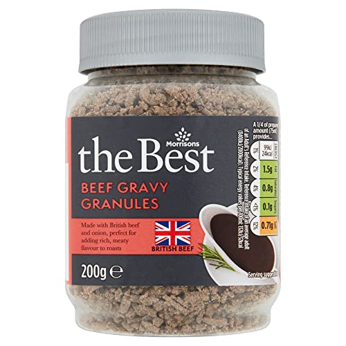 Morrisons The Best Beef Gravy Granules, 200 g - Épicerie Amazon Royaume-Uni à 2.00€