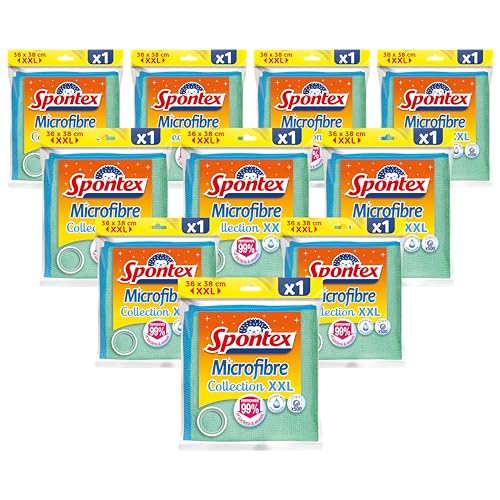 Spontex - Bayeta Microfibre Economic [Pack de 10] - Amazon Royaume-Uni à 11.90€
