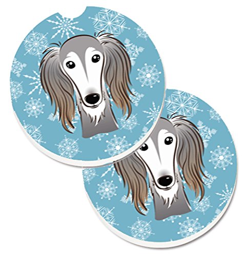 Caroline's Treasures Snowflake Saluki Set of 2 Cup Holder... - Auto & Moto Amazon Royaume-Uni à 22.81€