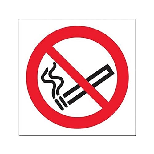 V Safety No Smoking Logo Prohibition Sign - 100mm x 100mm... - Home & Kitchen Amazon UK à 2.64€