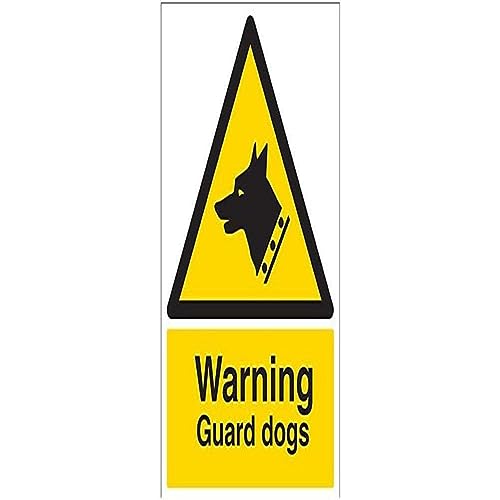 V Safety Security Notice, Warning Guard Dogs Sign - 300mm x... - Maison & Cuisine Amazon Royaume-Uni à 3.48€