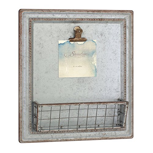 Stonebriar Décoration Murale en métal galvanisé avec... - Maison & Cuisine Amazon France à 24.63€