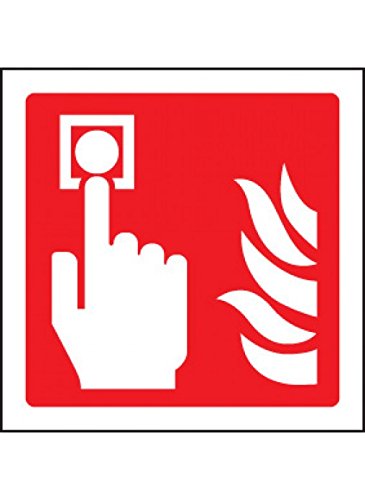 Caledonia Signs 21017C Fire Alarm Call Point Symbol Sign... - Maison & Cuisine Amazon Royaume-Uni à 1.65€