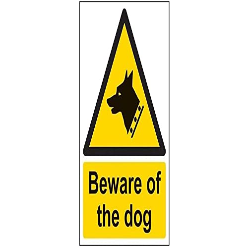 V Safety Beware of the Dog Sign - Portrait - 150 mm x 200... - Maison & Cuisine Amazon Royaume-Uni à 3.02€