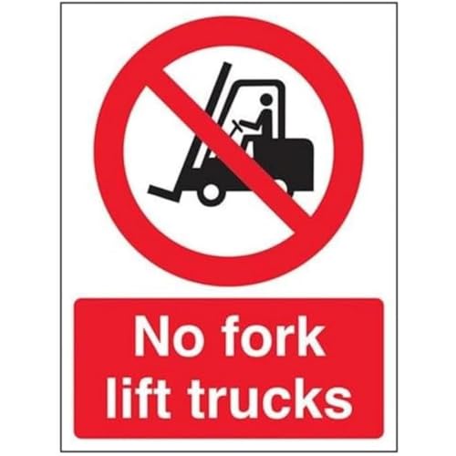 vsafety 56001 an-r "no tenedor Lift Trucks" prohibición... - Nouvelle promo Amazon à 6.92€