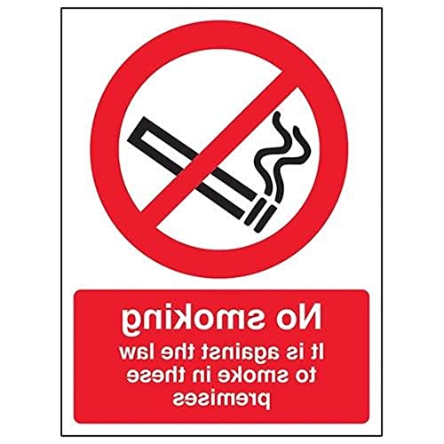 VSafety 57020AN-W "No Smoking/Against The Law" Prohibition... - Amazon Royaume-Uni à 1.58€