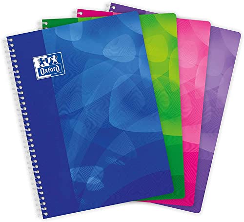 Oxford Quaderno Maxi Spiralato, Formato A4 , 100 Pagine... - Fournitures Bureau Amazon Italie à 21.87€