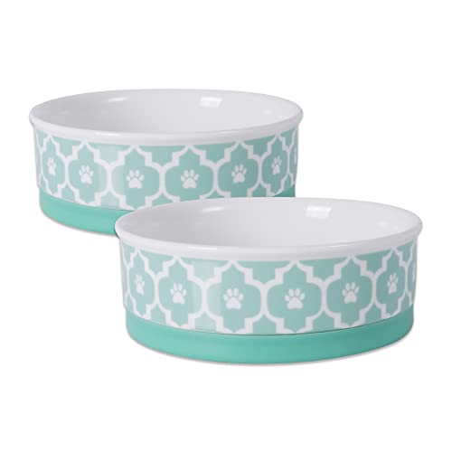 Bone Dry Lattice Collection Pet Bowl & Canister, Medium... - Animalerie Amazon Italie à 10.44€