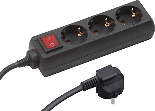 Meister Multiprise 3 Prises - Câble de 1,4 m - Noir - Câble... - Maison & Cuisine en promo à 5.18€