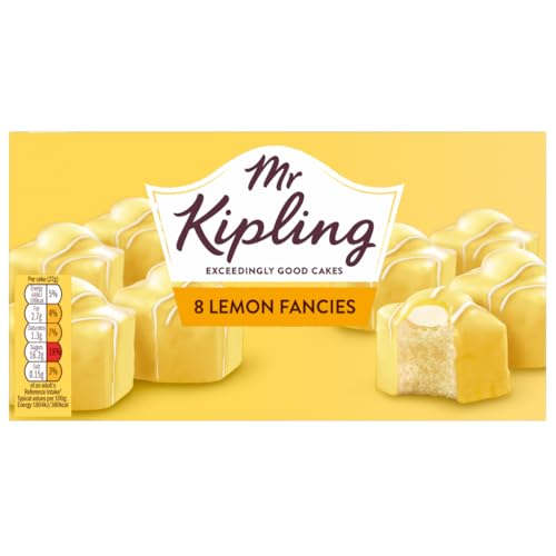 Mr Kipling Lemon French Fancies Cakes – Soft, Citrus... - Épicerie Amazon Royaume-Uni à 2.00€