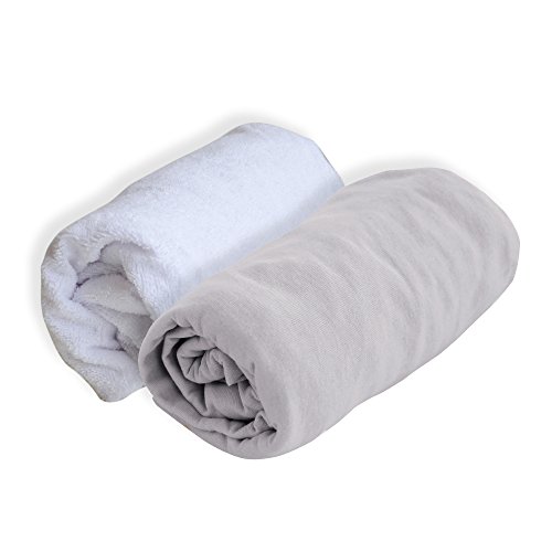 Poyetmotte Mattress Protector and Fitted Sheet, 120cm... - Maison & Cuisine Amazon Royaume-Uni à 8.00€