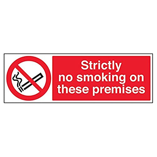 V Safety Strictly No Smoking On These Premises Prohibition... - Bon plan à 2.88€