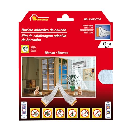 Burlete de Ventana y Puerta de Caucho Autoadhesivo, Perfil... - Auto & Moto Amazon Espagne à 3.69€