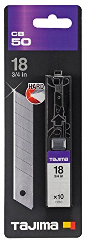 Tajima CB50 Endura Lame di ricambio, Argento, 18 mm, 10... - Bricolage & Outils Amazon Italie à 8.54€