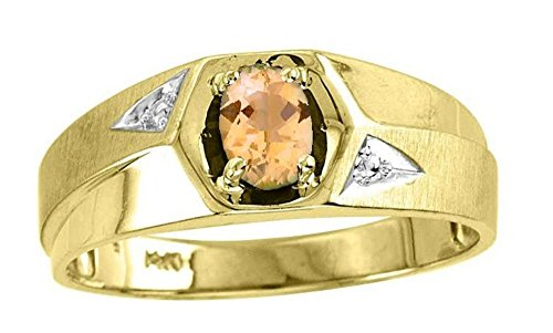 Birthstone Anillo Plata de Ley o plata chapado en oro... - Bijoux & Montres en promo à 61.37€