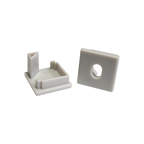 Alumino Endkappen-Set (2x Endkappen) für das LED Aluprofil... - Amazon Allemagne à 0.65€