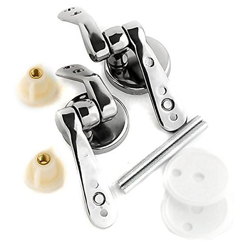 Coppia cerniere cromate di ricambio sedile coprivaso wc... - Bricolage & Outils Amazon Italie à 1.90€