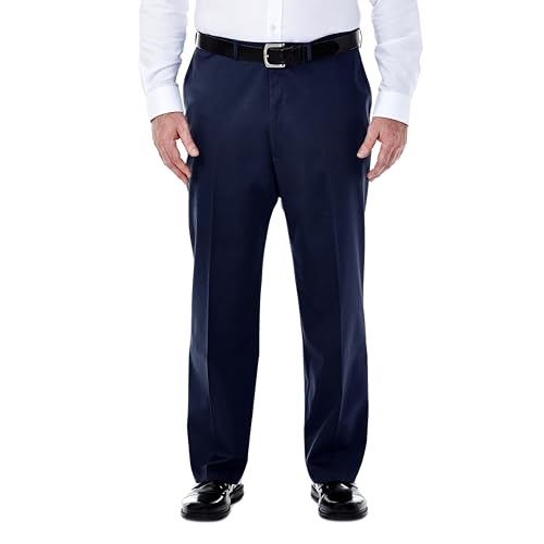 Haggar da Uomo Pantaloni Casual - Blu - 50W x 30L - Home & Kitchen Amazon Italy à 35.46€