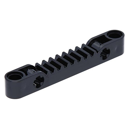LEGO® Technic, Gear Rack 1 x 7 with Axle and Pin Holes Black - Jouets & Jeux Amazon Italie à 1.90€