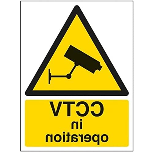 VSafety 63050AN-W "CCTV In Operation" Warning General Sign... - Fournitures Bureau Amazon Royaume-Uni à 2.57€