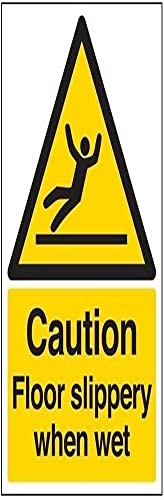 V Safety,Black/Yellow,63044AU-S Caution Floor Slippery When... - Maison & Cuisine en promo à 2.01€