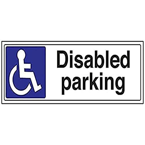 V Safety Disabled Parking Parking Sign - 450mm x 150mm... - Maison & Cuisine Amazon Royaume-Uni à 6.71€