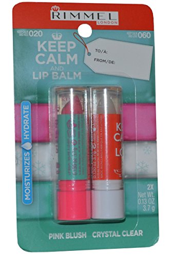 RIMMEL KEEP CALM AND LIPBALM DUO 020 PINK BLUSH - Beauté & Parfums Amazon Royaume-Uni à 2.00€
