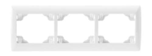 Efapel sirius 70 - Marco triple horizontal sirius blanco - Fournitures Bureau Amazon Espagne à 1.62€