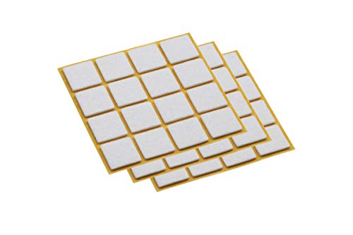 Maestro feltrini autoadesivi, 25 X 25 mm, bianco, 45 pezzi - Auto & Moto en promo à 7.66€