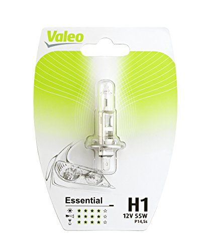 Valeo Bombilla halógena ESSENTIAL 32002 H1 55W (x1) - Amazon Espagne à 4.48€