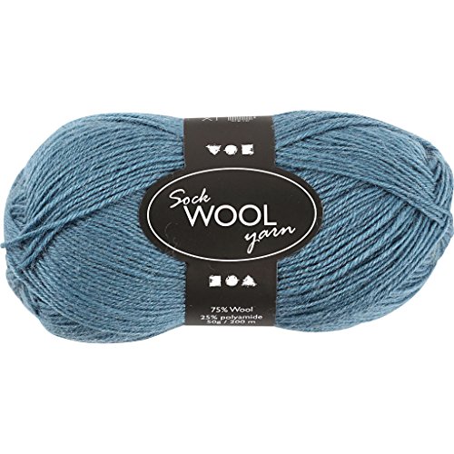 Creativ Sockenwolle, blau - Bon plan à 3.47€
